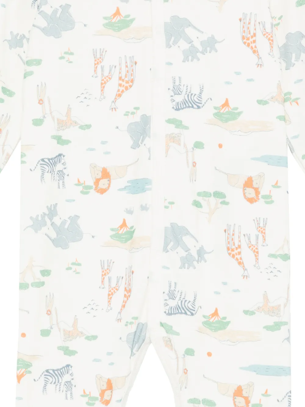  Petit Bateau Patterned Romper - White 