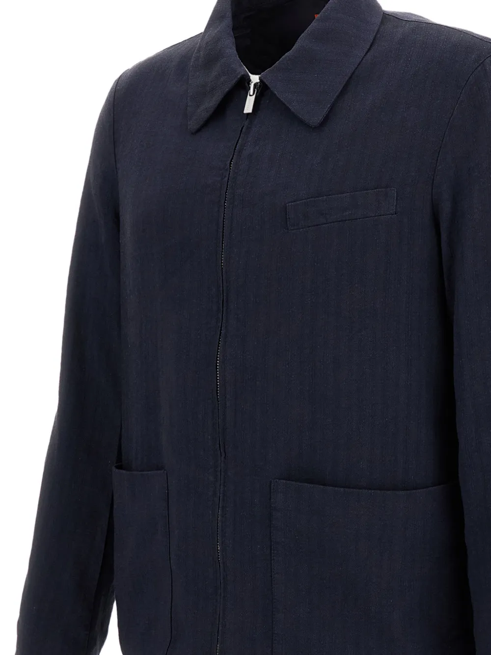 Zip-Up Overshirt Jacket