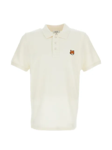 Maison Kitsuné Poloshirt mit Fuchs-Stickerei