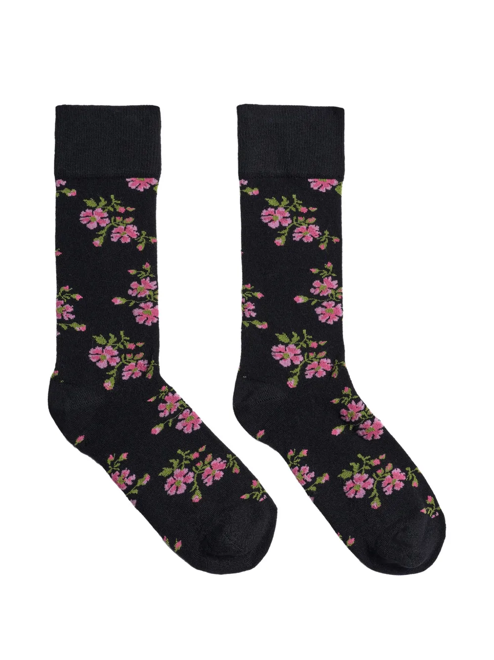 Simone Rocha rose-printed socks - Nero