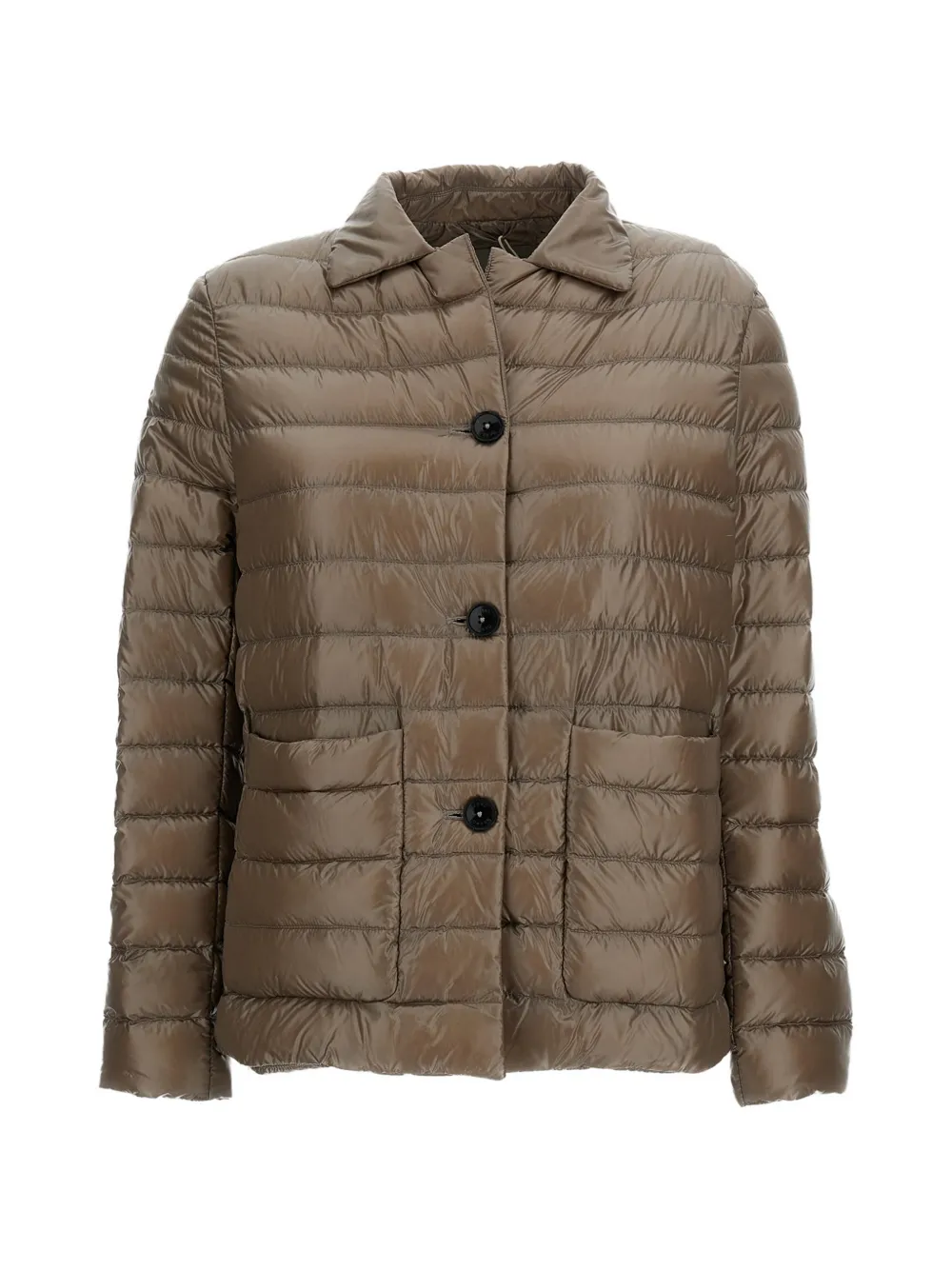 Herno quilted buttoned jacket - Marrone
