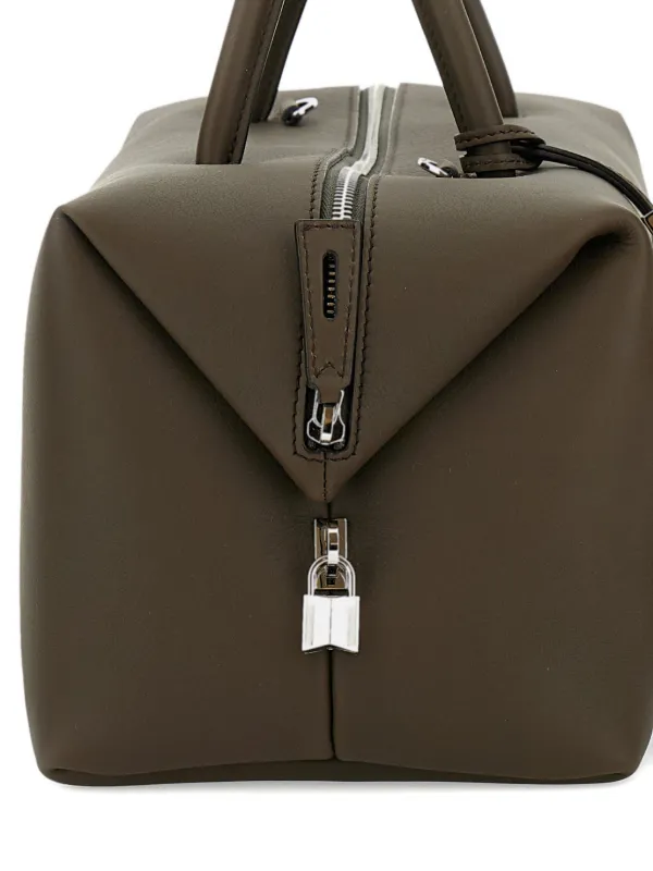 Max Mara Medium folded-sides Leather Tote Bag | Green | FARFETCH