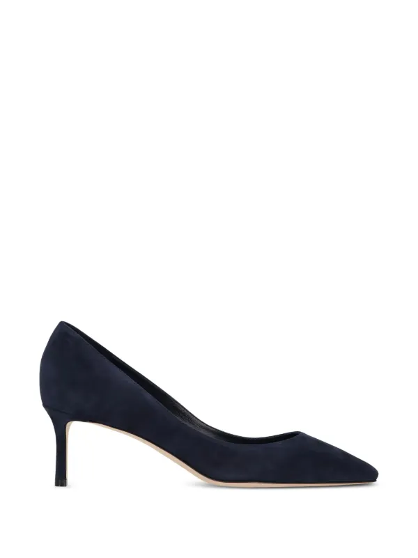 Jimmy Choo Romy 60 Pointed-toe Pumps in Blue