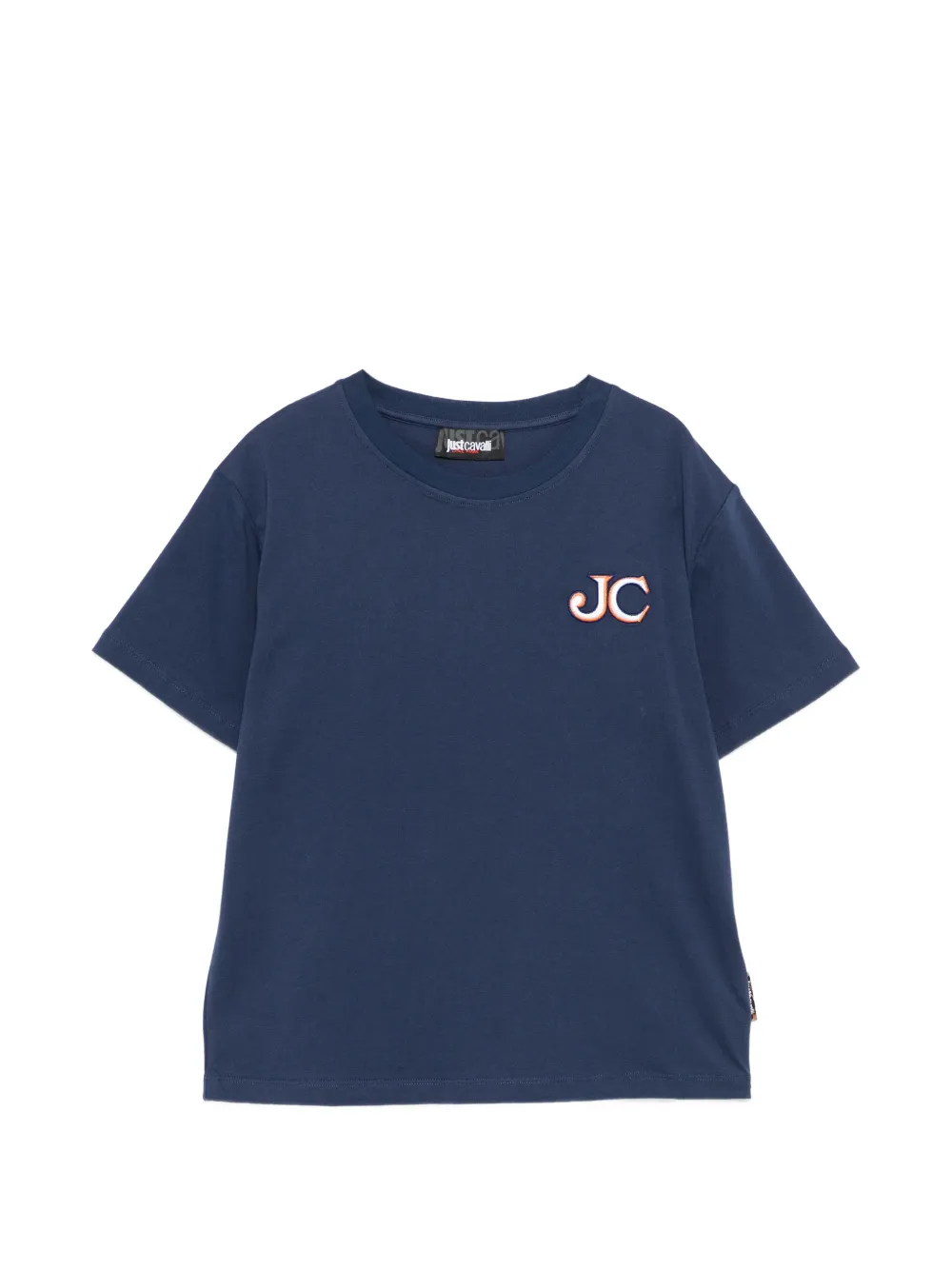 Roberto Cavalli Junior chest-logo t-shirt - Blu