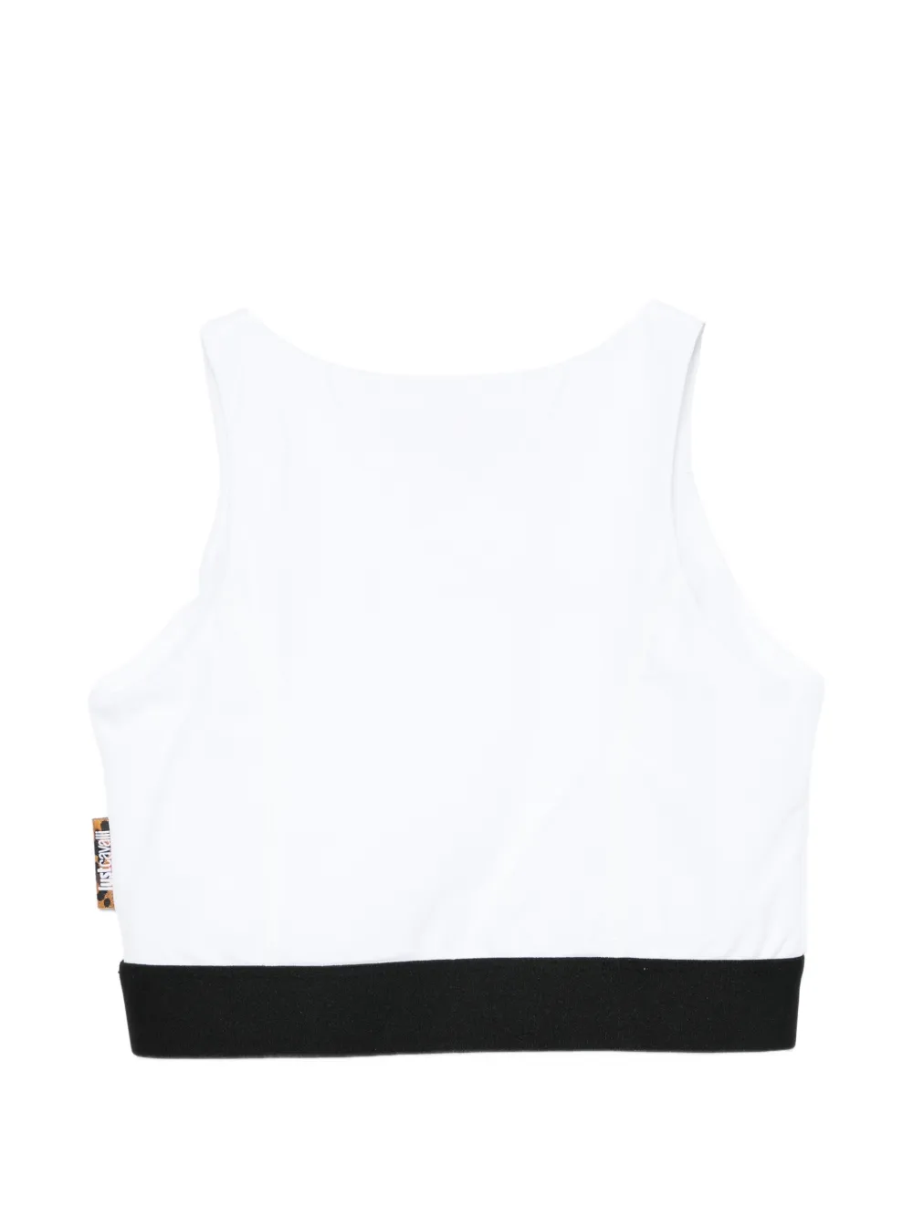 Roberto Cavalli Junior Top met zwarte afwerking Wit