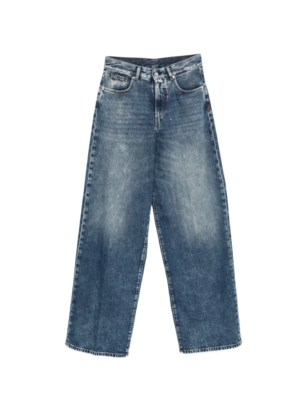 Nine In The Morning Jeans Gea dritti - Blu