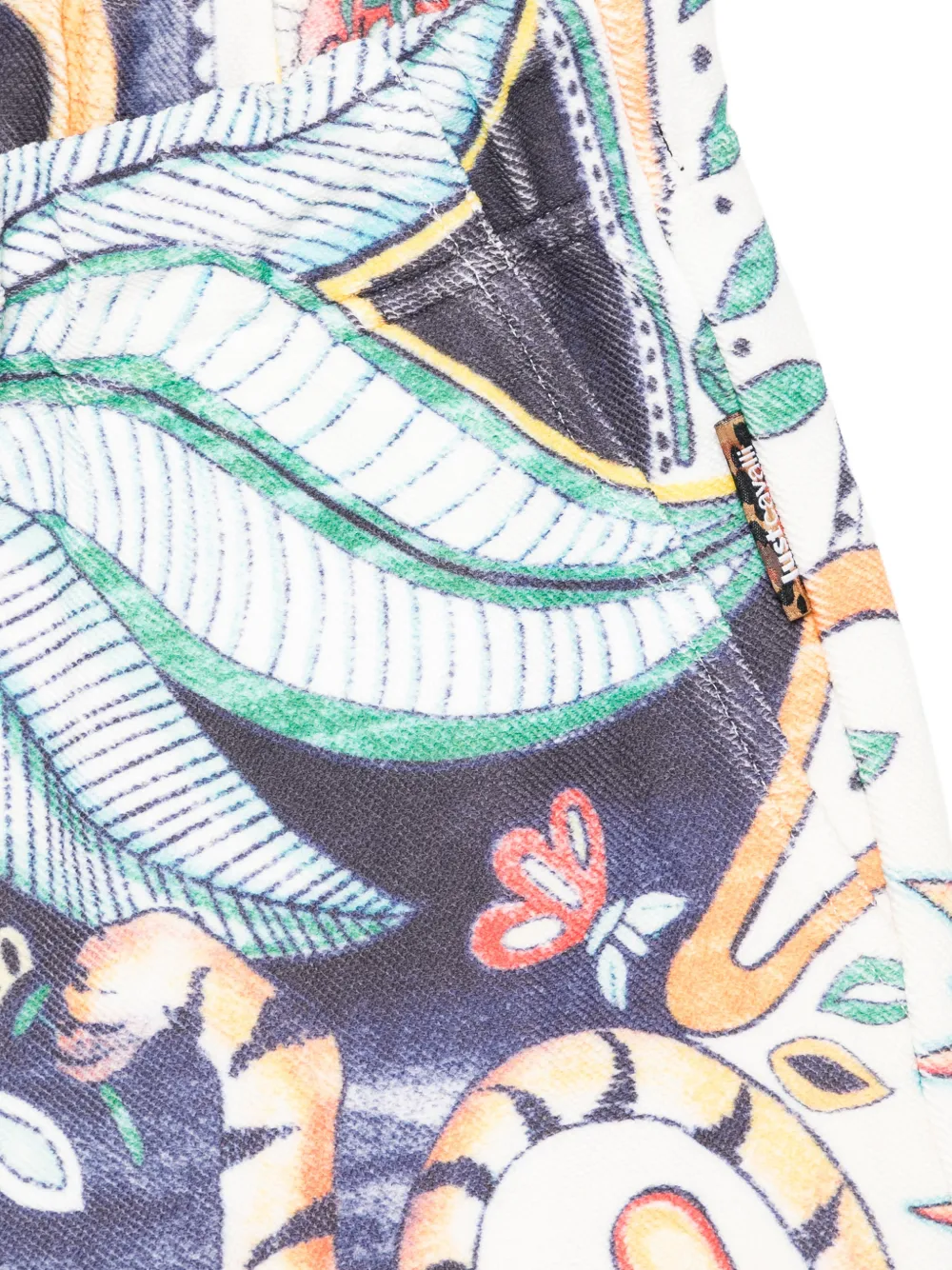 Drawstring Graphic-Print Shorts