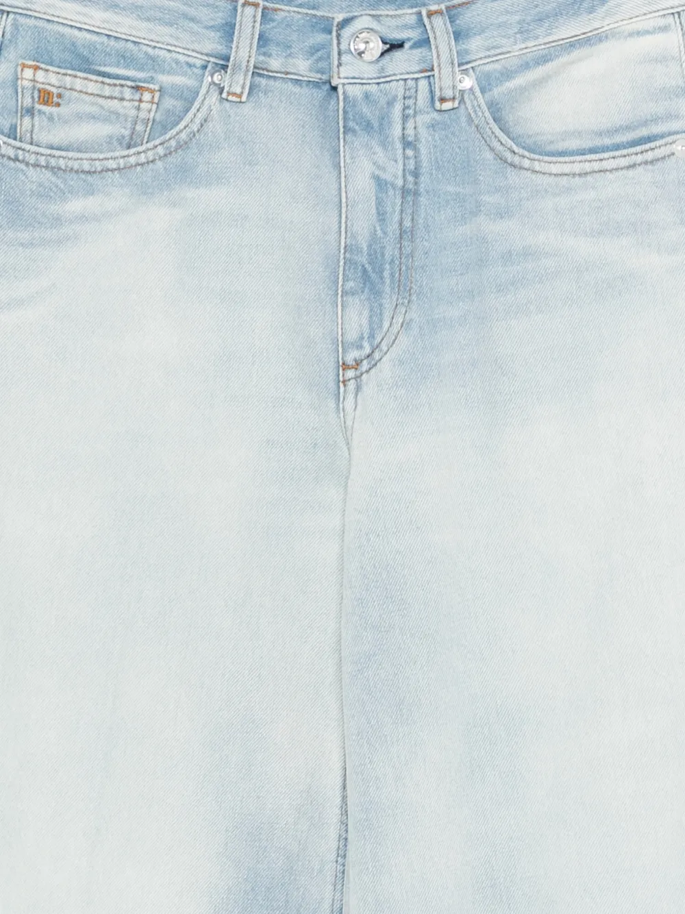 Nine In The Morning Jeans met wijde pijpen Blauw