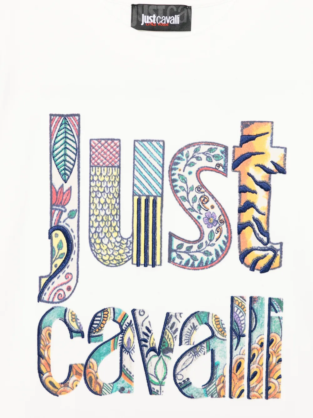  Roberto Cavalli Junior Printed T-shirt - White 