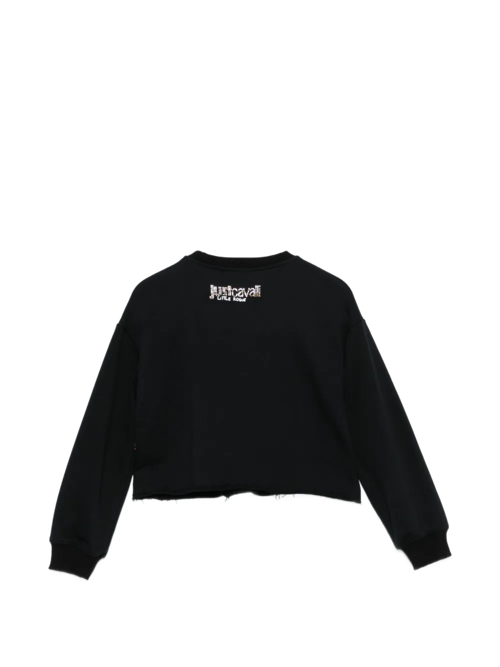  Roberto Cavalli Junior Logo-embellished Sweatshirt - Black 