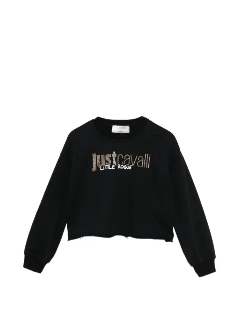 Roberto Cavalli Junior logo-embellished sweatshirt
