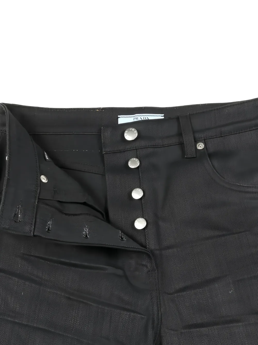 Prada Pre-Owned Straight jeans Zwart