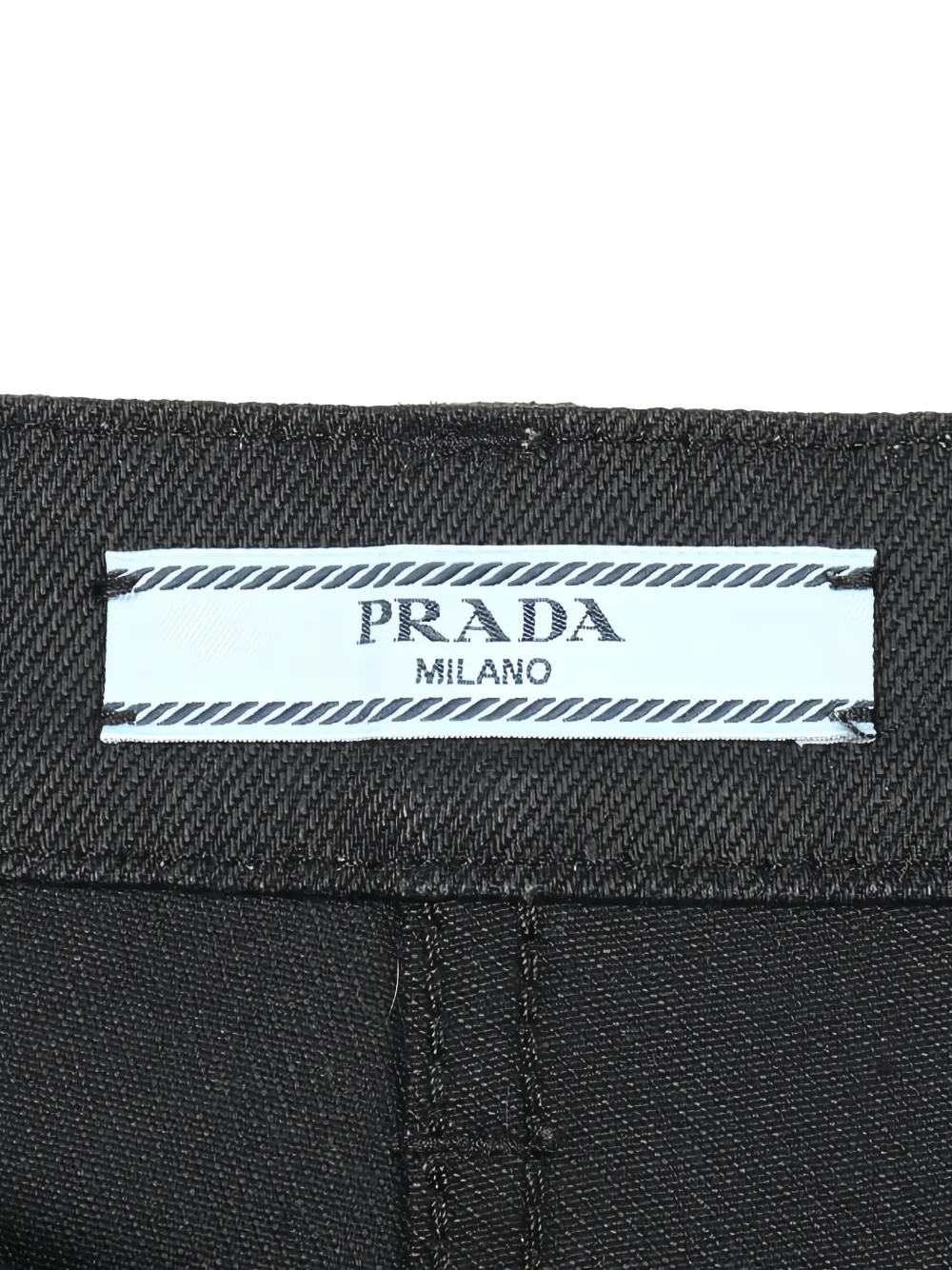 Prada Pre-Owned Straight jeans Zwart