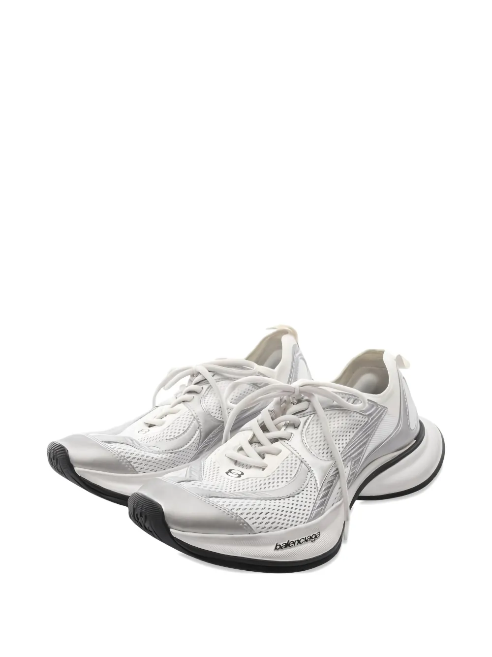 Balenciaga Pre-Owned 2010s circuit fabric sneakers - Bianco