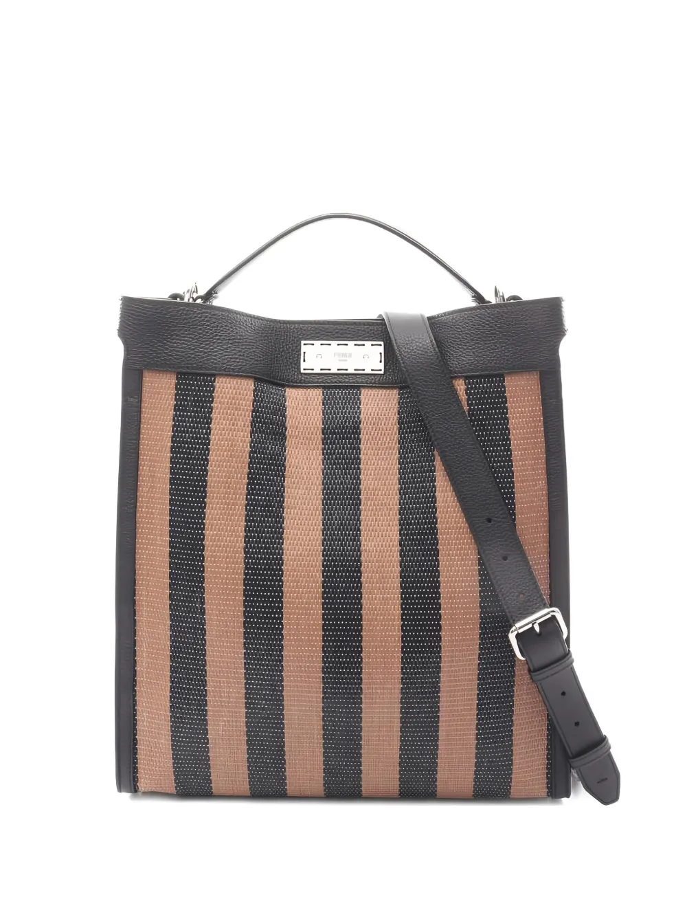 Fendi Pre-Owned 10s Peekaboo X-Litefit tote bag - Marrone