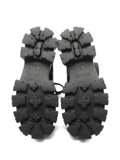 Prada Pre-Owned 2010s monolith leather boots