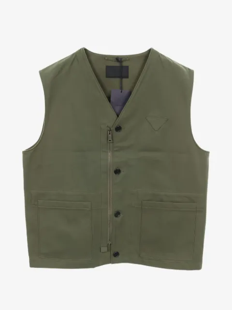 Prada Pre-Owned triangle-logo gilet
