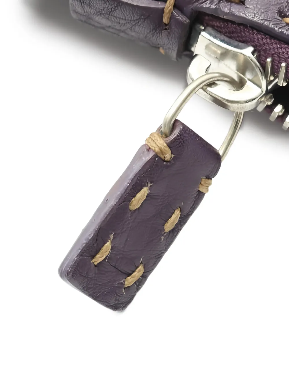 Fendi Pre-owned 00s Selleria Leather Pouch in Purple, view 5