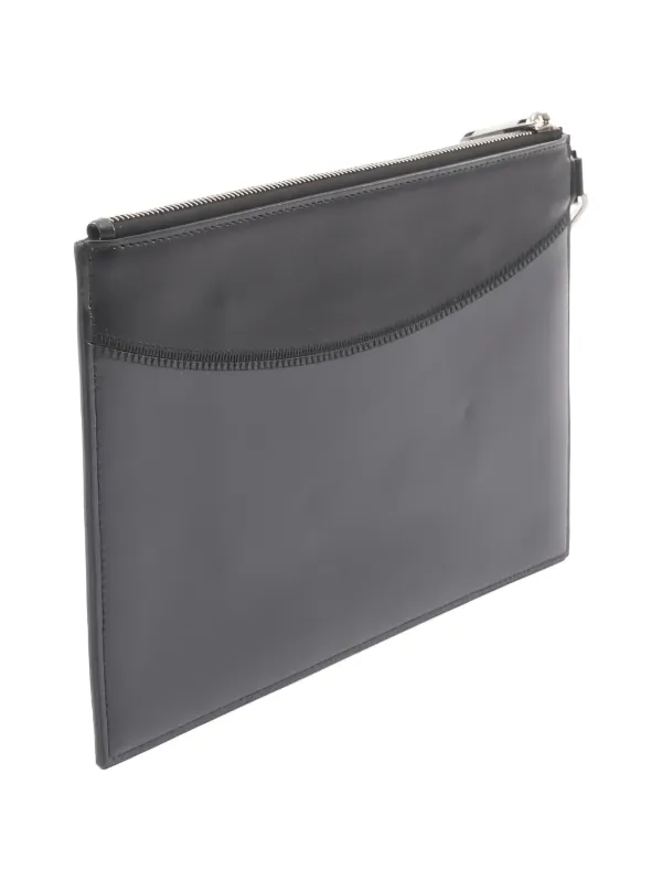 Christian Dior Pre-Owned ロゴ レザー クラッチバッグ | ブラック