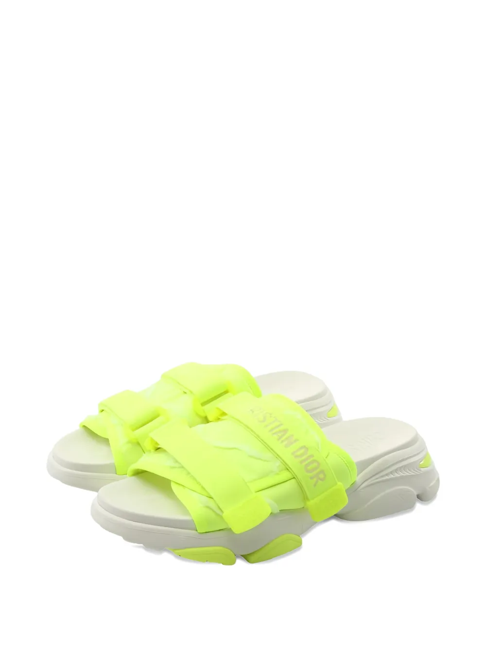 Christian Dior Pre-Owned 1910s D-Wander sandals - Giallo