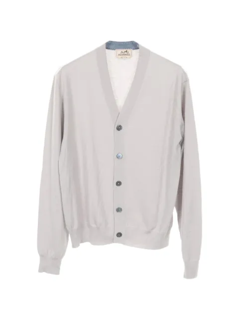 Hermès Pre-Owned 2010s V-neck wool cardigan