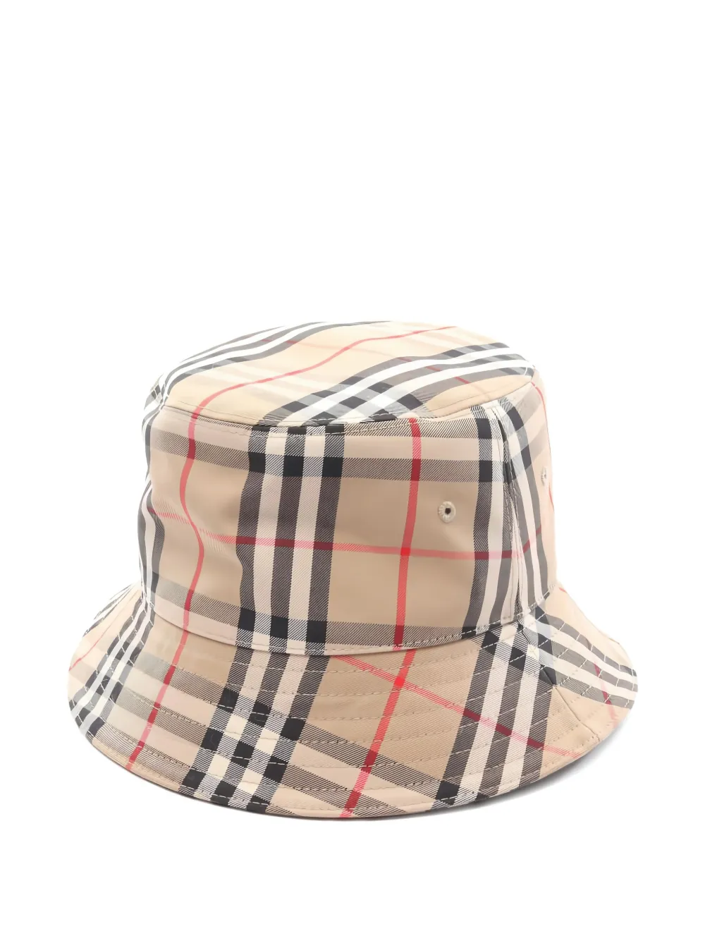 Pre-owned Burberry Vintage Check Bucket Hat In Neutral
