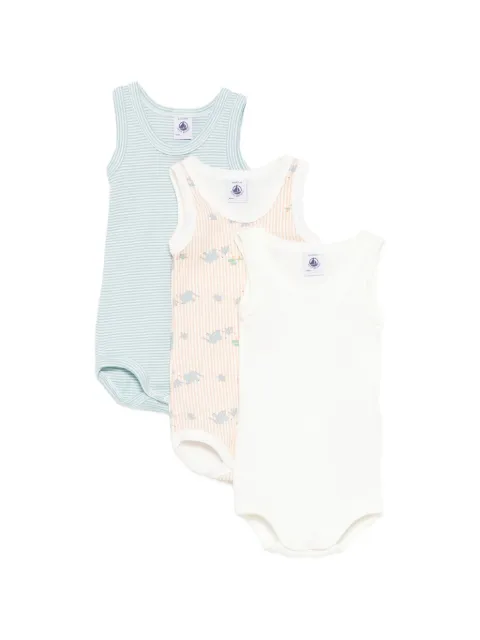Petit Bateau Set body girocollo (3 pezzi)