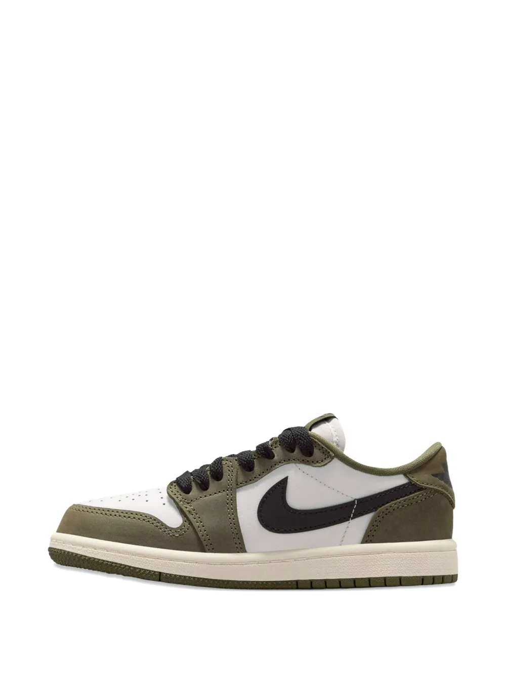 Jordan Kids Air Jordan 1 Retro Low leather sneakers - Verde