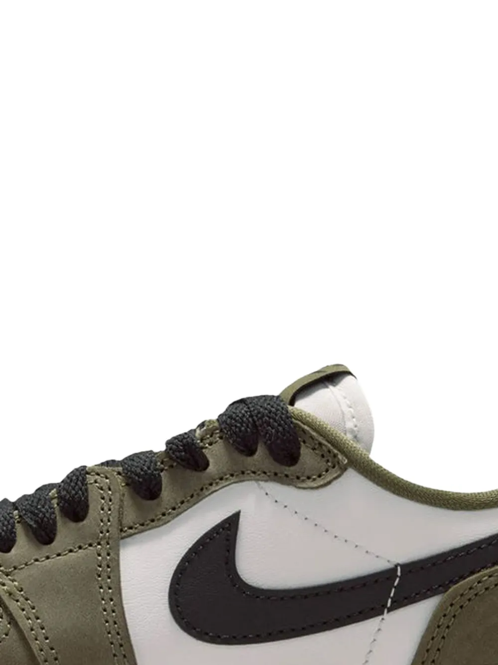 Jordan Kids Air Jordan 1 Retro Low leather sneakers Groen