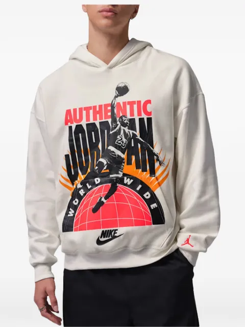 Jordan Brooklyn Fleece printed hoodie