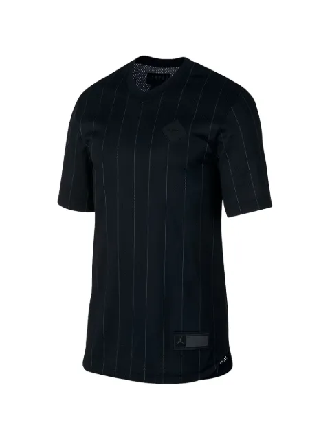 Jordan Air Jordan Retro 9 striped V-neck T-shirt
