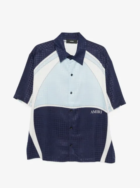 AMIRI panelled button shirt
