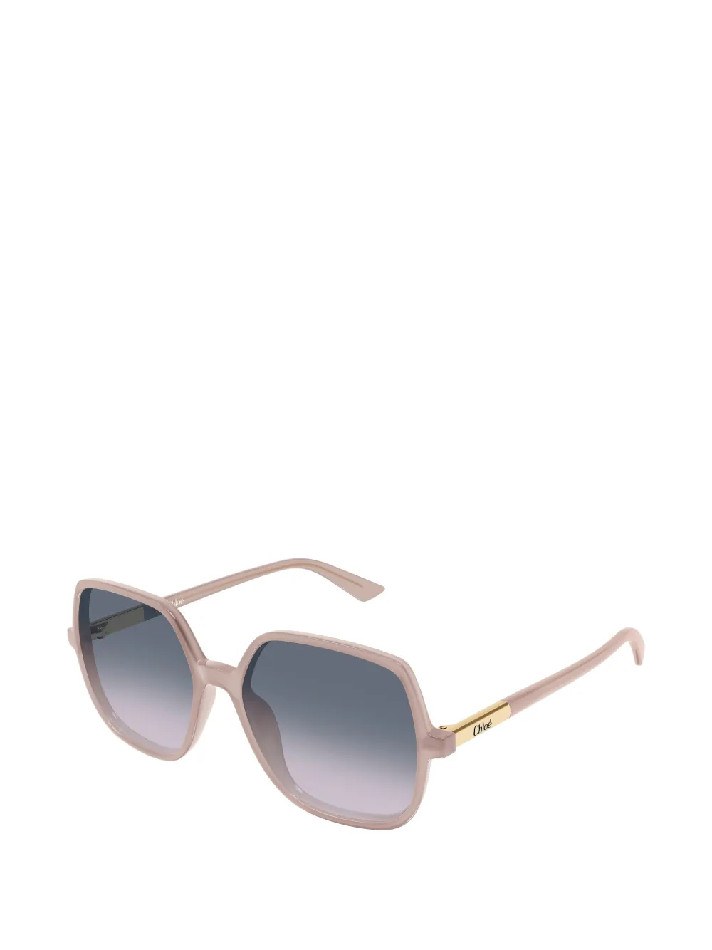 Chloé Eyewear Zonnebril met oversized montuur Beige
