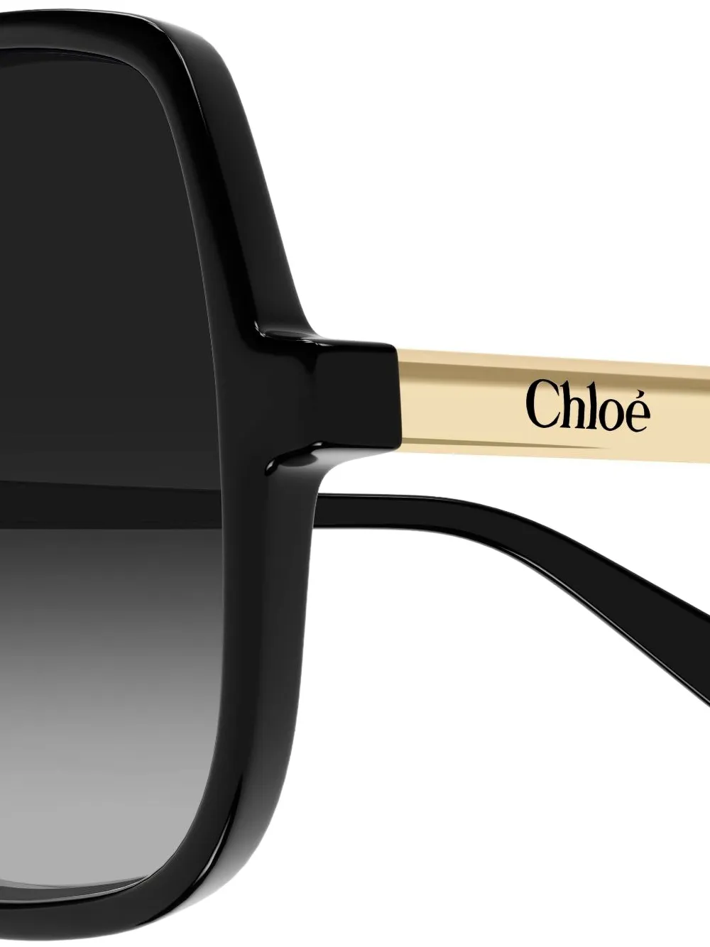  Chloé Eyewear Occhiali Da Sole Geometrici Oversize - Nero 