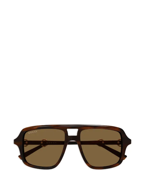 GUCCI オーバーサイズサングラス ブラウン