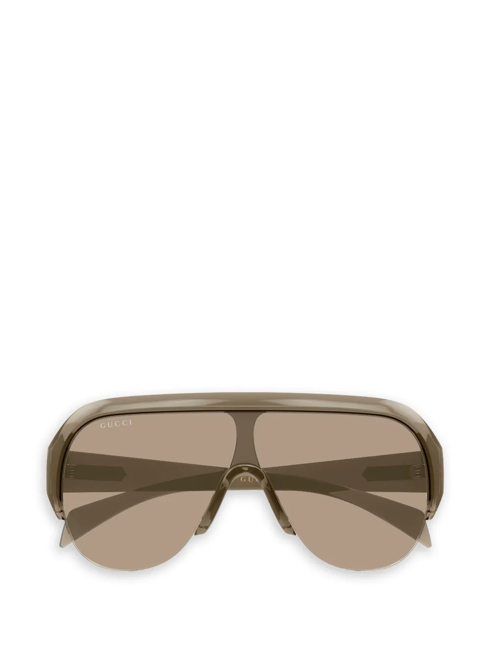Gucci Eyewear Occhiali da sole stile pilota - Marrone