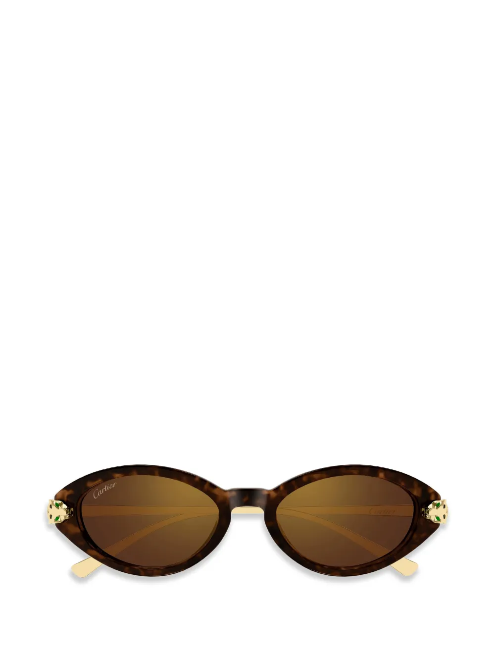 Cartier Eyewear Occhiali da sole cat-eye - Marrone