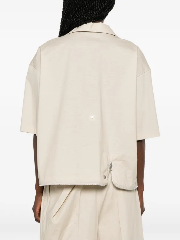 Issey Miyake Fasten Up Top | Neutrals | FARFETCH