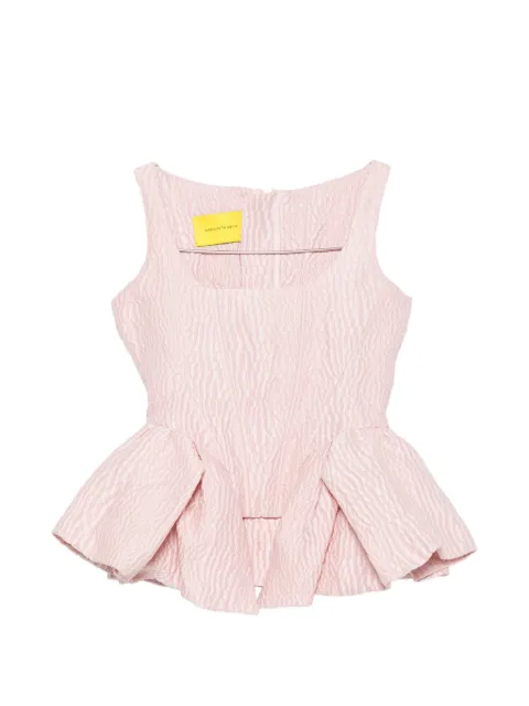 Marques'Almeida peplum-hem top