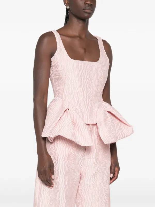 Marques'Almeida ペプラムヘム トップ | ピンク | FARFETCH JP