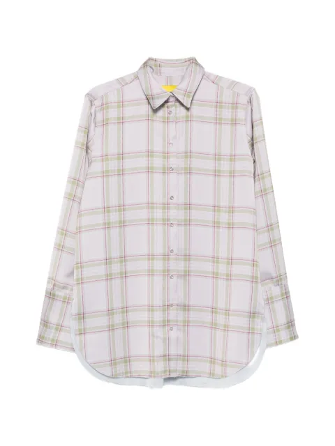 Marques'Almeida tartan-pattern shirt