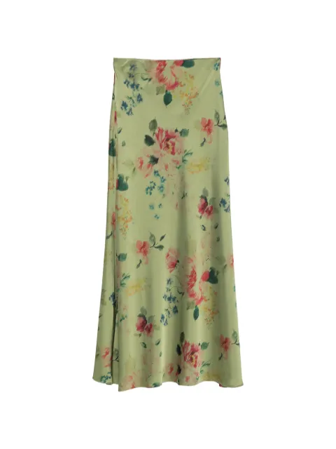 Marques'Almeida floral-print maxi skirt