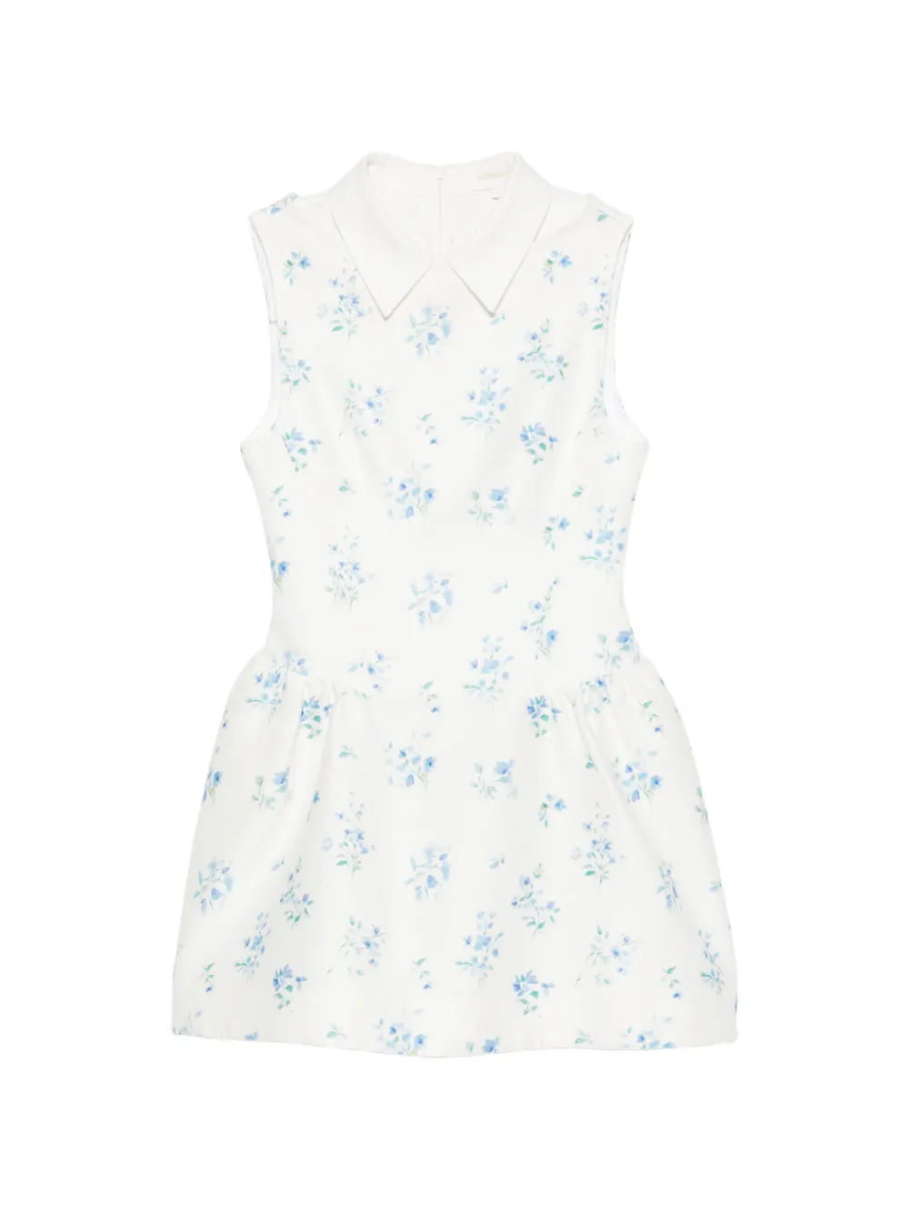 SHUSHU/TONG floral-print mini dress - Weiß