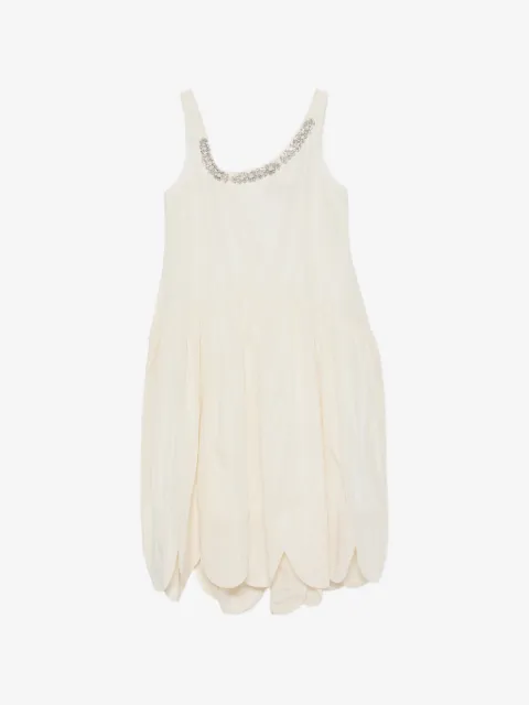 Simone Rocha crystal-embellished midi dress