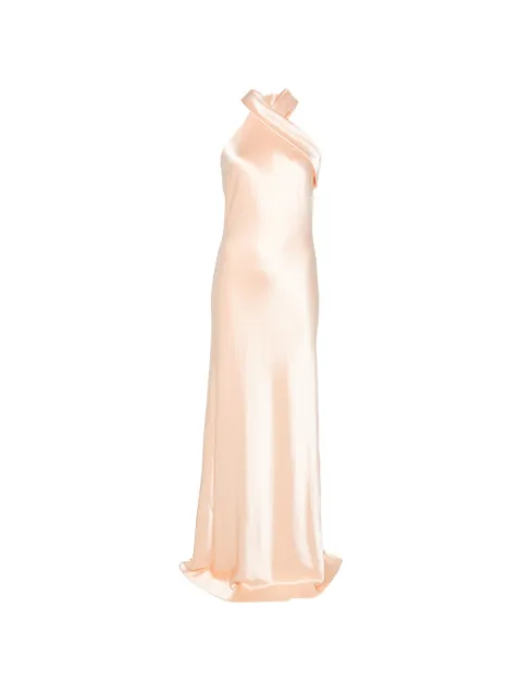 Galvan London Pandora satin gown