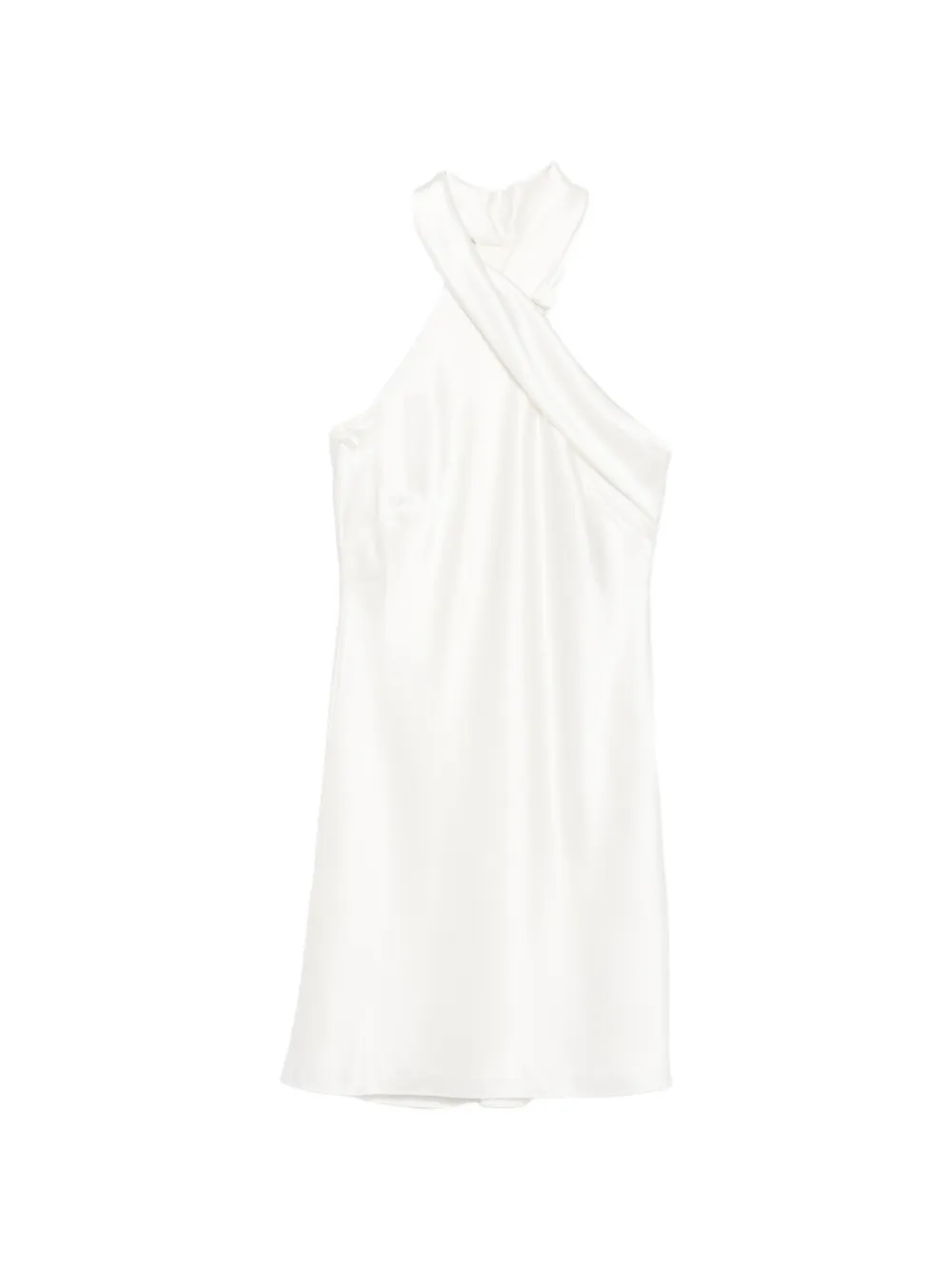 Galvan London Pandora satin mini dress - Weiß