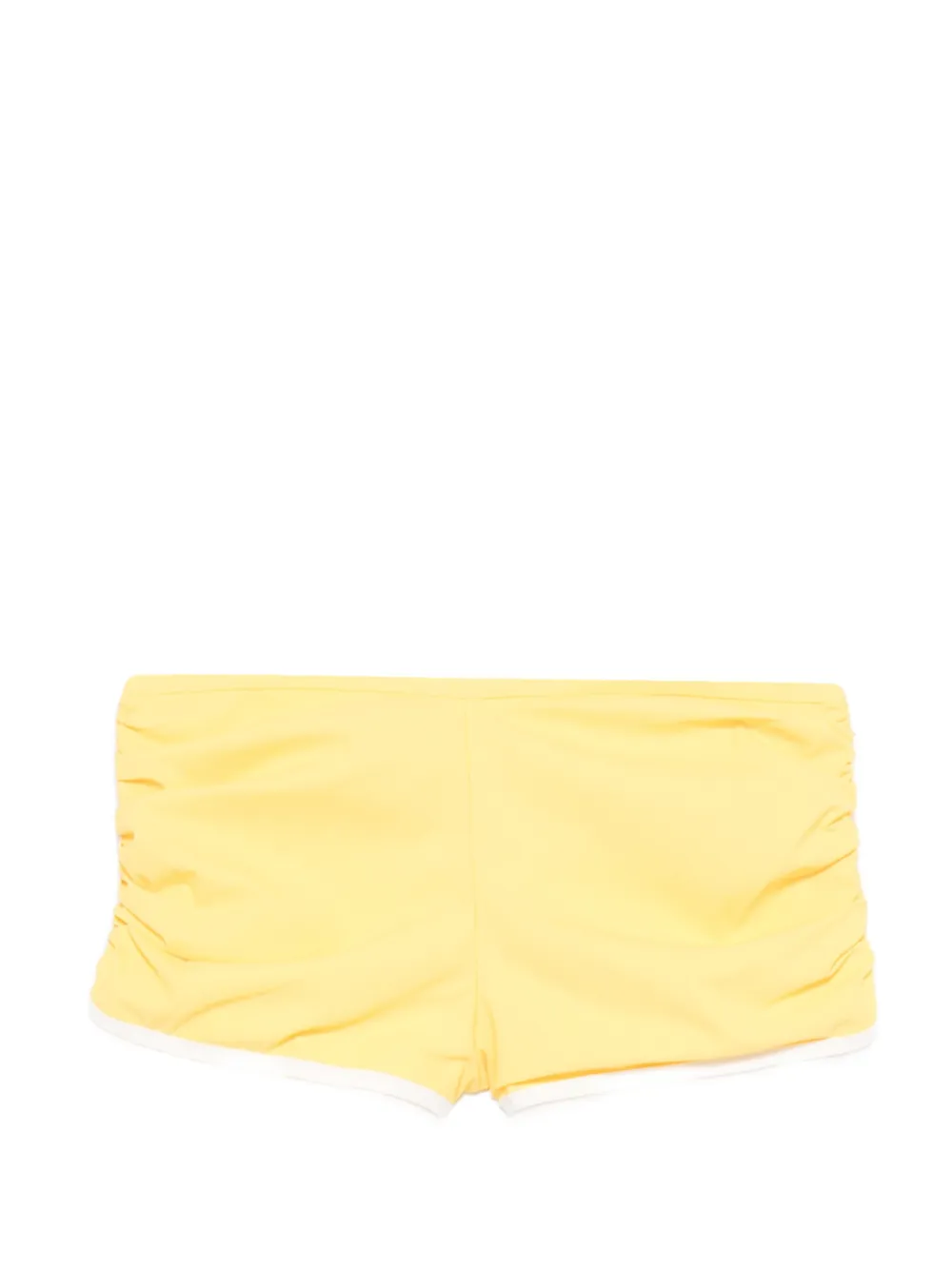 Christopher Esber Oasis ruched boyshorts - Giallo
