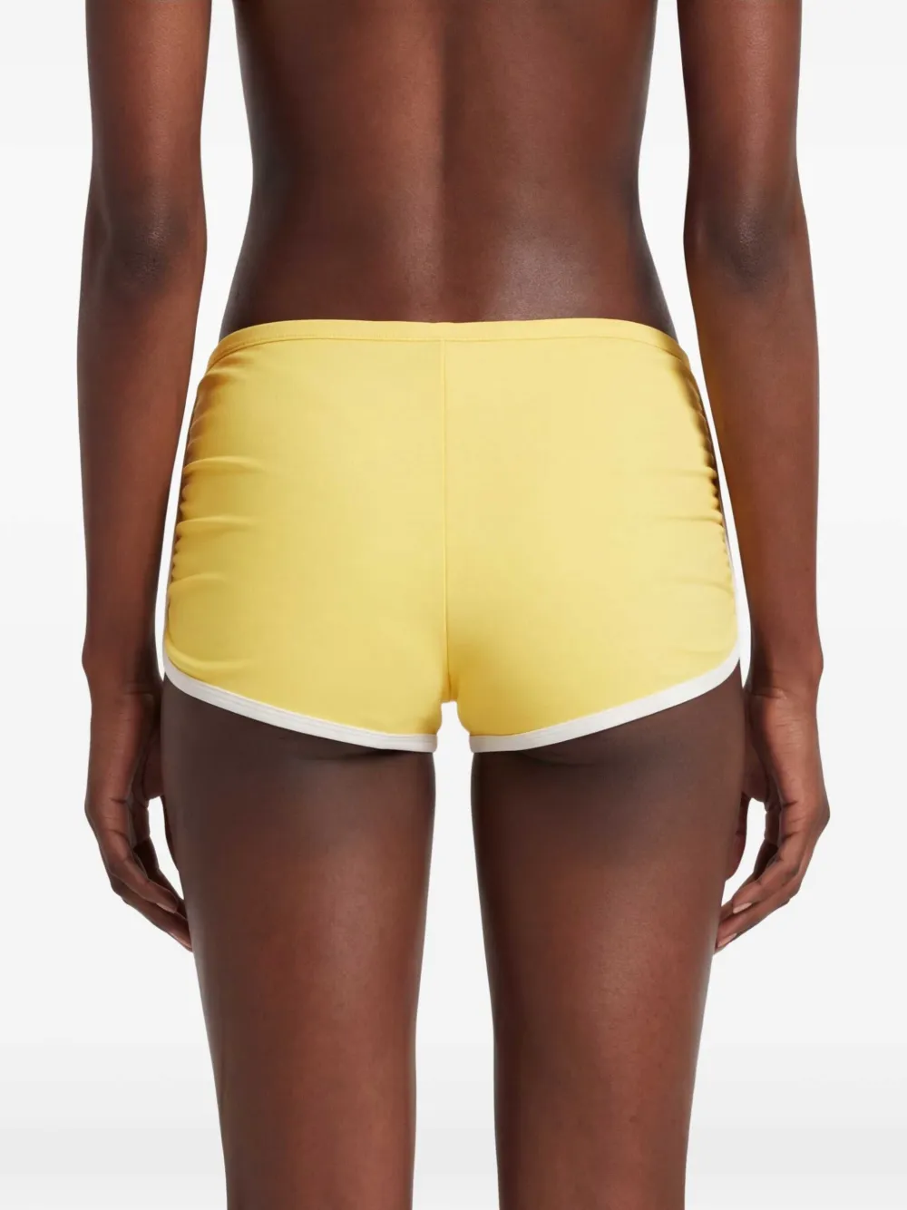 Christopher Esber Oasis boyshorts met ruches Geel