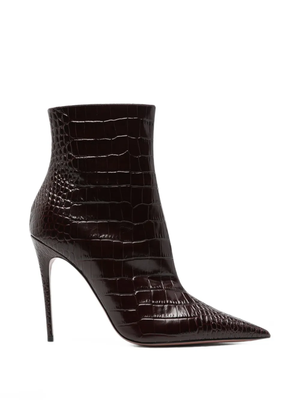 Paris Texas croc-effect Vera ankle boots Rood