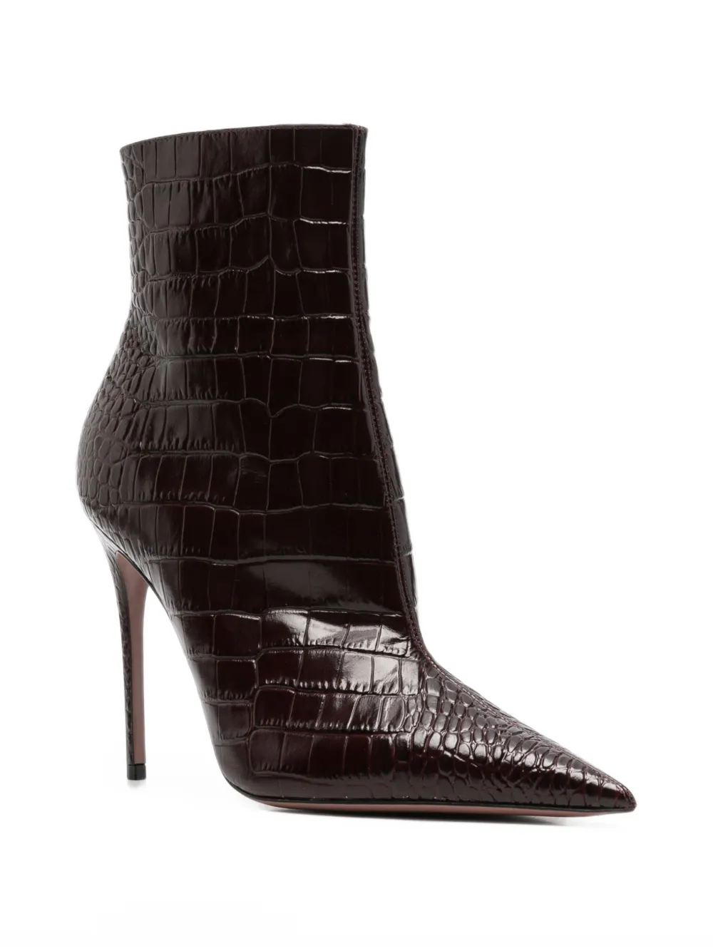 Paris Texas croc-effect Vera ankle boots Rood